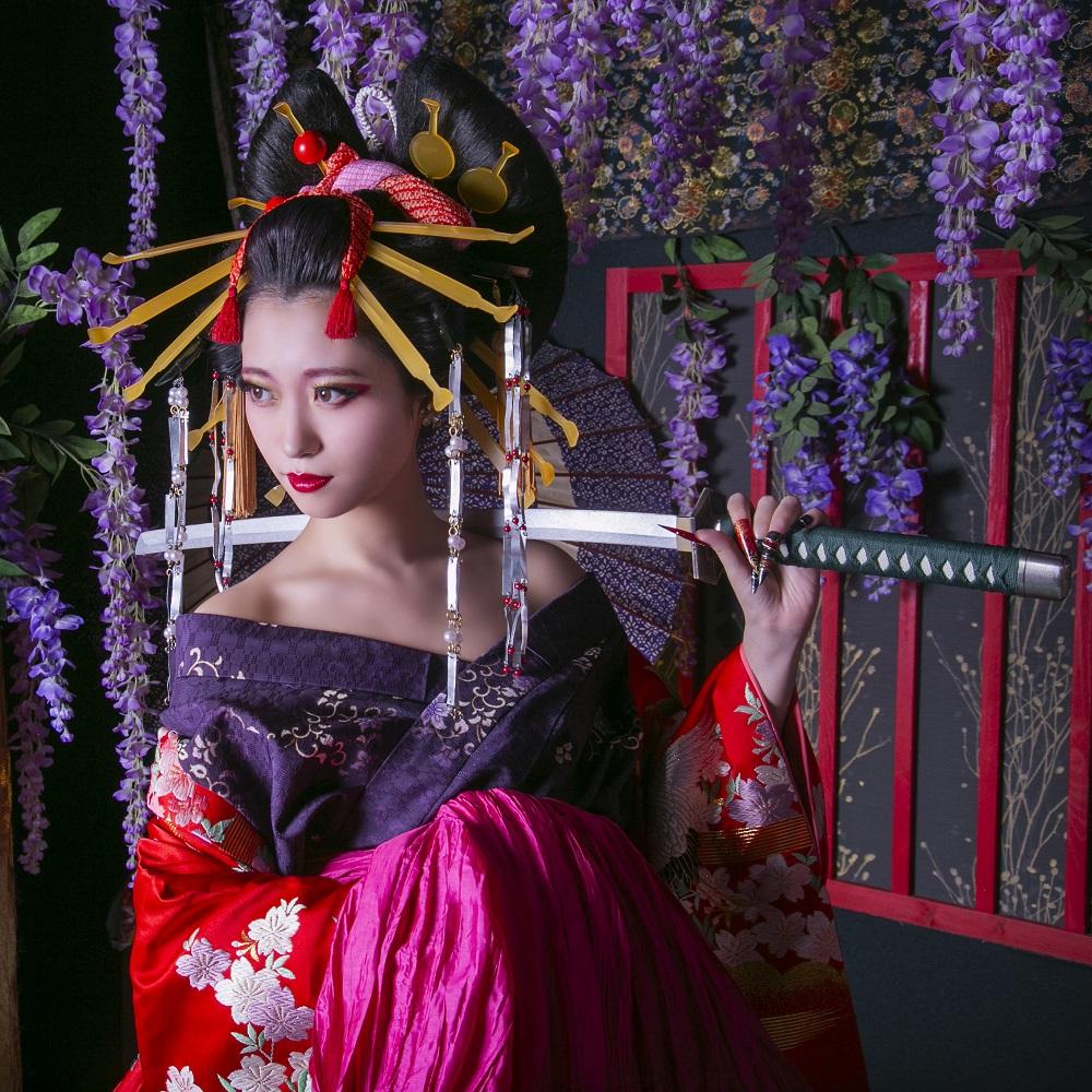 【ふるさと納税】【花魁体験studioあられ】女性に大人気 京都で花魁体験チケット（1名様） | 撮影 フォト おすすめ 送料無料 - 画像3