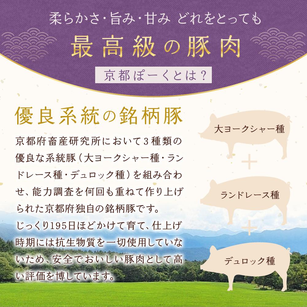 【ふるさと納税】【京都特産ぽーく】京都ぽーく 豚肉小間切れ（225g×4パック 計900g） [ 京都 こだわりの京都府産 小分け 人気 おすすめ お肉 たっぷり 使いやすい ギフト プレゼント お取り寄せ 通販 送料無料 ふるさと納税 ] サムネイル3
