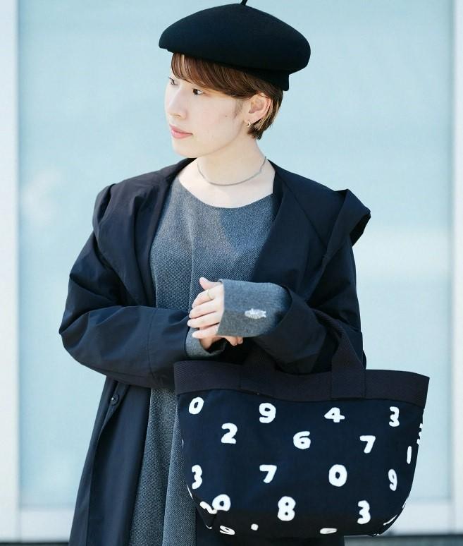 【ふるさと納税】【SOU・SOU】Y.トート A4/SO-SU-U 濡羽色(ぬればいろ)×つくも サムネイル3