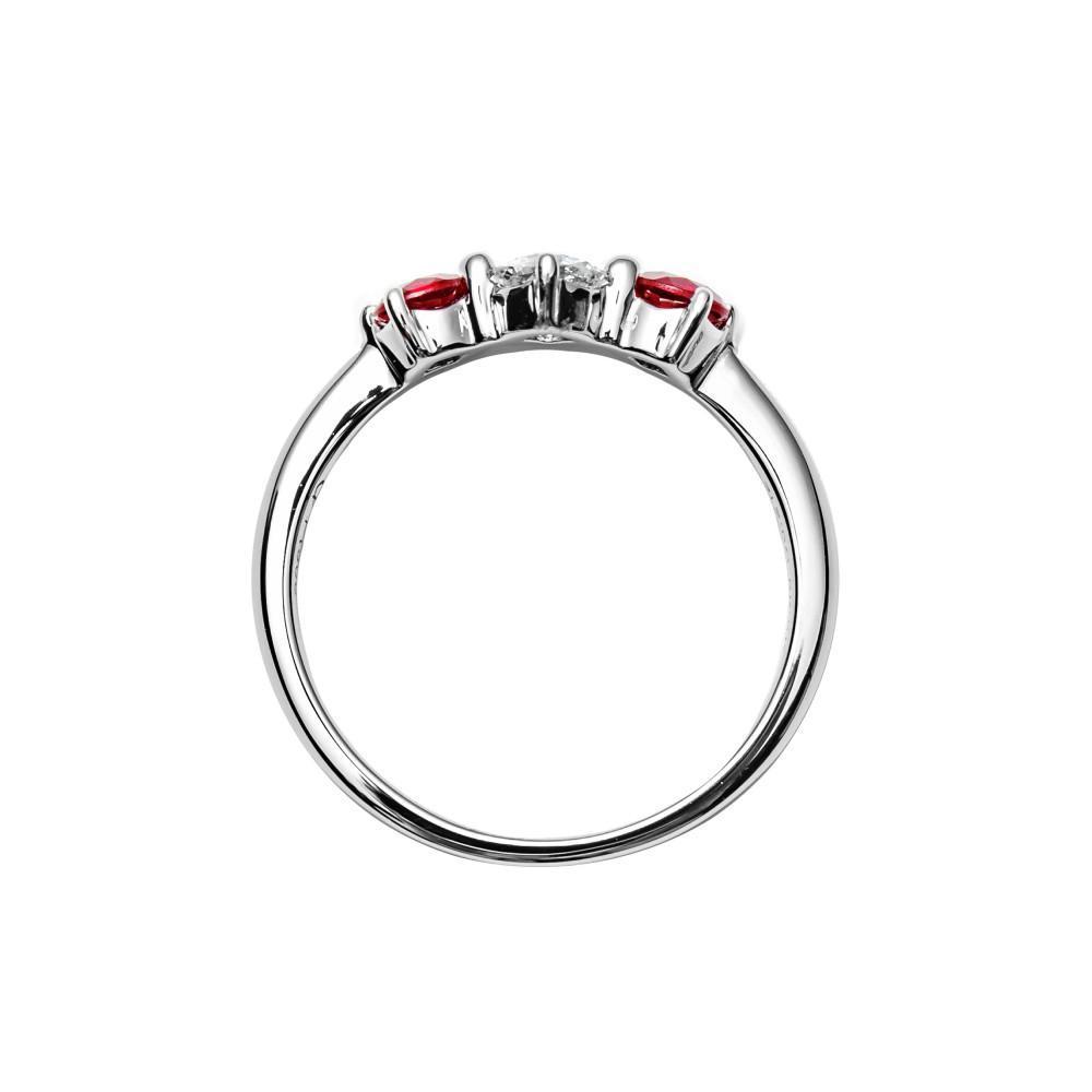 【ふるさと納税】【高島屋選定品】＜京セラ＞クレサンベール＜ルビー／天然ダイヤモンド ＞PTリング PT900 リング カジュアル 7月誕生石 ［ 京都 宝石 ジュエリー 人気 おすすめ 高級 特別 おしゃれ ファッション ブランド ダイヤ ルビー］ サムネイル3