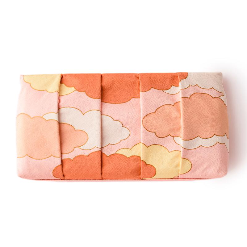 【RITOFU】Kyo-Yuzen クラッチバッグ〈瑞雲・ピンク〉 | 京都 友禅染 クラッチ バッグ 和装 小物 ファッション ご当地 ギフト お祝い 内祝い RITOFU 京都府 京都市