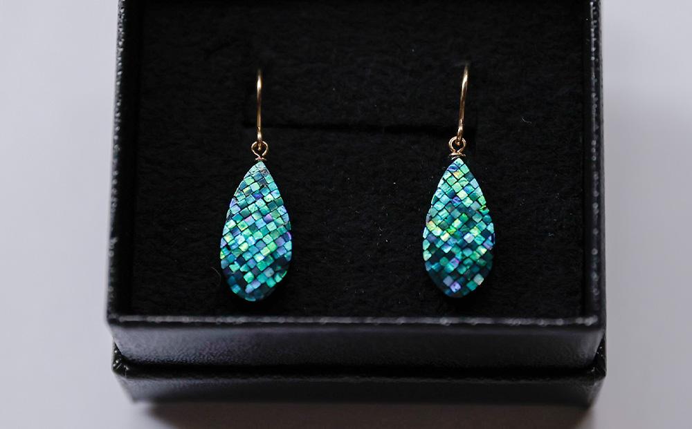 【ふるさと納税】【伝統工芸を応援！】【嵯峩螺鈿・野村】螺鈿ジュエリー（ピアス・しずく） | 京都 伝統 工芸品 螺鈿 ピアス ギフト お祝い 内祝い 嵯峩螺鈿・野村 京都府 京都市 サムネイル2