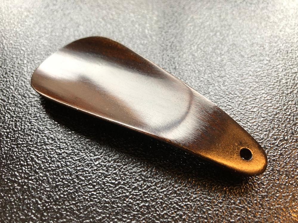【ふるさと納税】【藤田蝋色工芸】漆塗り携帯用靴べら（ダークブラウン） | 漆塗り 漆 靴べら 贈答 プレゼント 父の日 京都府 京都市 京都 サムネイル2