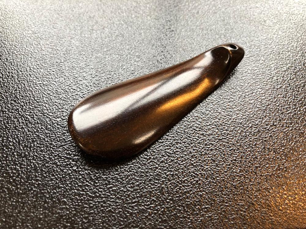 【ふるさと納税】【藤田蝋色工芸】漆塗り携帯用靴べら（ダークブラウン） | 漆塗り 漆 靴べら 贈答 プレゼント 父の日 京都府 京都市 京都 サムネイル3