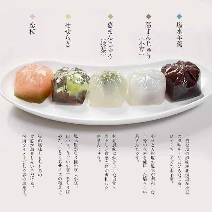 【ふるさと納税】【鶴屋光信】木箱入り 季節の詰合せ和菓子「彩」 | 京都府 京都市 京都 お菓子 ギフト スイーツ 詰め合わせ 和菓子 鶴屋光信 羊羹 まんじゅう 饅頭 餡子 あんこ 抹茶 ゼリー お土産 人気 お取り寄せ お祝い 内祝い ご自宅用 ご家庭用 - 画像3