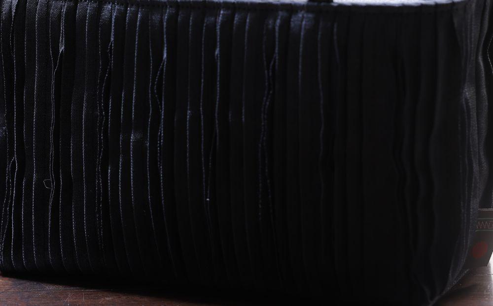 【ふるさと納税】【岩則京遊(株)】畳縁バッグ 和バッグMini《黒》 | 京都 バッグ 和風 大容量 畳緑 いわのりきょうゆう　畳　鞄　 サムネイル3