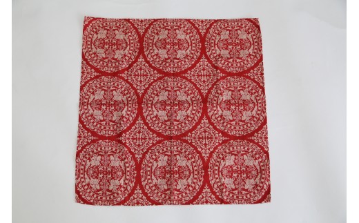 【西陣活性化を応援！】西陣織 小風呂敷（狩猟紋）│京都市 京都 西陣織 巾着 着物 狩猟紋 ポーチ 小物入れ ギフト 贈答