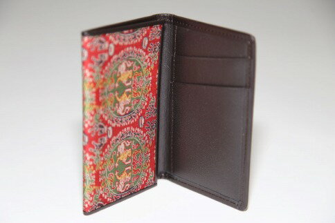 【ふるさと納税】【西陣活性化を応援！】西陣織名刺入れ（経錦 円文白虎朱雀錦）│京都市 京都 西陣織 名刺入れ 名刺ケース ギフト 贈答 サムネイル2