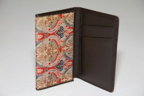 【ふるさと納税】【西陣活性化を応援！】西陣織名刺入れ（経錦 桐に向鳳凰丸文錦）│京都市 京都 西陣織 名刺入れ 名刺ケース ギフト 贈答 サムネイル2