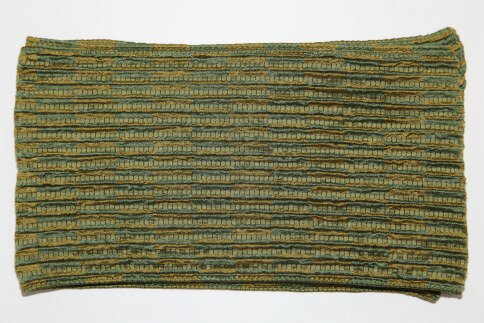 【西陣活性化を応援！】西陣織マフラー（小）（草色）│京都市 京都 西陣織 マフラー ギフト 贈答