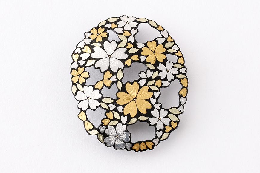 【ふるさと納税】【中嶋象嵌】透かし桜ペンダントブローチ | ペンダント ブローチ ホワイトデー 贈り物 ギフト ファッション 女性 象嵌 伝統 工芸 中嶋象嵌 サムネイル3