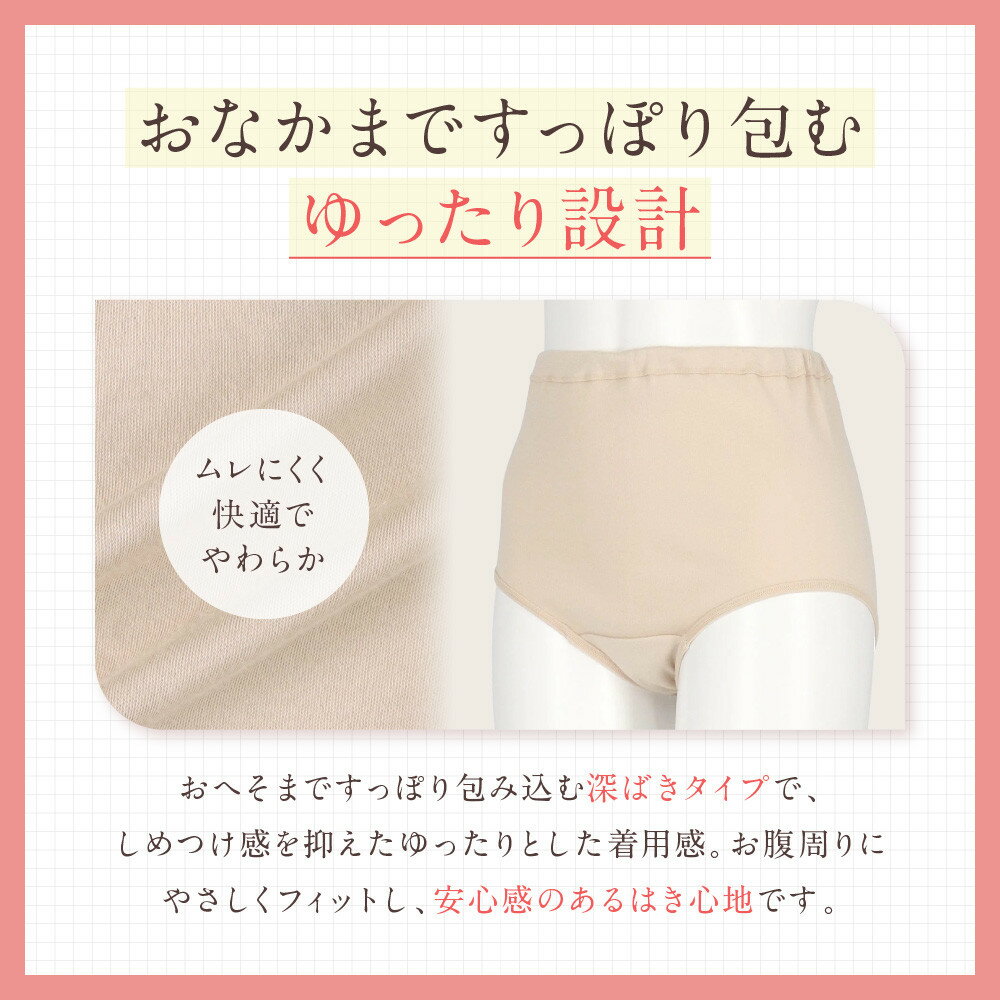 【ふるさと納税】【ワコール】ウイング ショーツ 身生地部綿100％(はきこみ丈ふかめ)＜綿の贅沢コットン100＞《サイズ・カラー選択可能》｜Wacoal インナーウェア 人気ブランド 下着 肌着 - 画像3