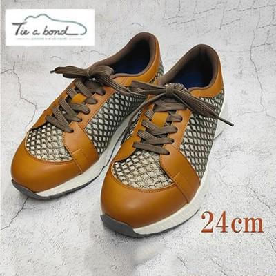 【ネーカーズ】【Tie a bond】西陣織スニーカー（キャメル）〈24cm〉 | 京都 スニーカー 靴 レディース 24センチ 西陣織 伝統 ご当地 ギフト お祝い 内祝い ネーカーズ 京都府 京都市