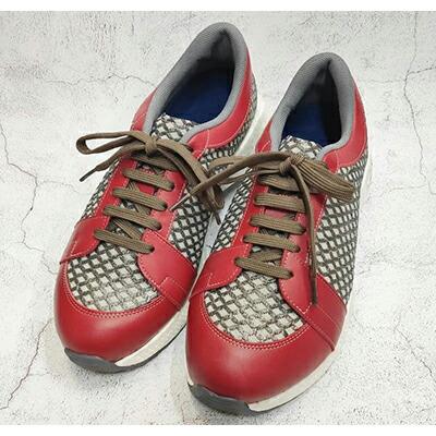 【ふるさと納税】【ネーカーズ】【Tie a bond】西陣織スニーカー（赤）〈24cm〉 | 京都 スニーカー 靴 シューズ レディース 24センチ 西陣織 伝統 ご当地 ギフト お祝い 内祝い ネーカーズ 京都府 京都市 サムネイル2