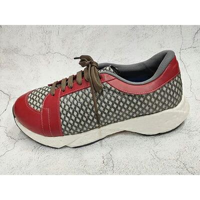 【ふるさと納税】【ネーカーズ】【Tie a bond】西陣織スニーカー（赤）〈24cm〉 | 京都 スニーカー 靴 シューズ レディース 24センチ 西陣織 伝統 ご当地 ギフト お祝い 内祝い ネーカーズ 京都府 京都市 サムネイル3