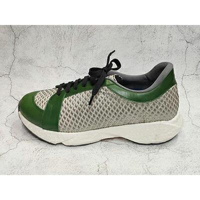 【ふるさと納税】【ネーカーズ】【Tie a bond】西陣織スニーカー（緑）〈27cm〉 | 京都 スニーカー 靴 シューズ メンズ 27センチ 西陣織 伝統 ご当地 ギフト お祝い 内祝い ネーカーズ 京都府 京都市 サムネイル2