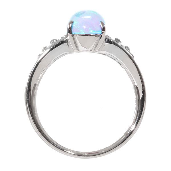 【ふるさと納税】【京セラ】クレサンベール〈ウォーターオパール〉リング【プラチナ/メレダイヤ12石/カボションカット/10月誕生石/BRGW7495】 | プラチナ メレダイヤ12石 カボションカット 10月誕生石 京都 京都市 アクセサリー ジュエリー 宝石 ギフト 人気 贈り物 ご自宅用 サムネイル3