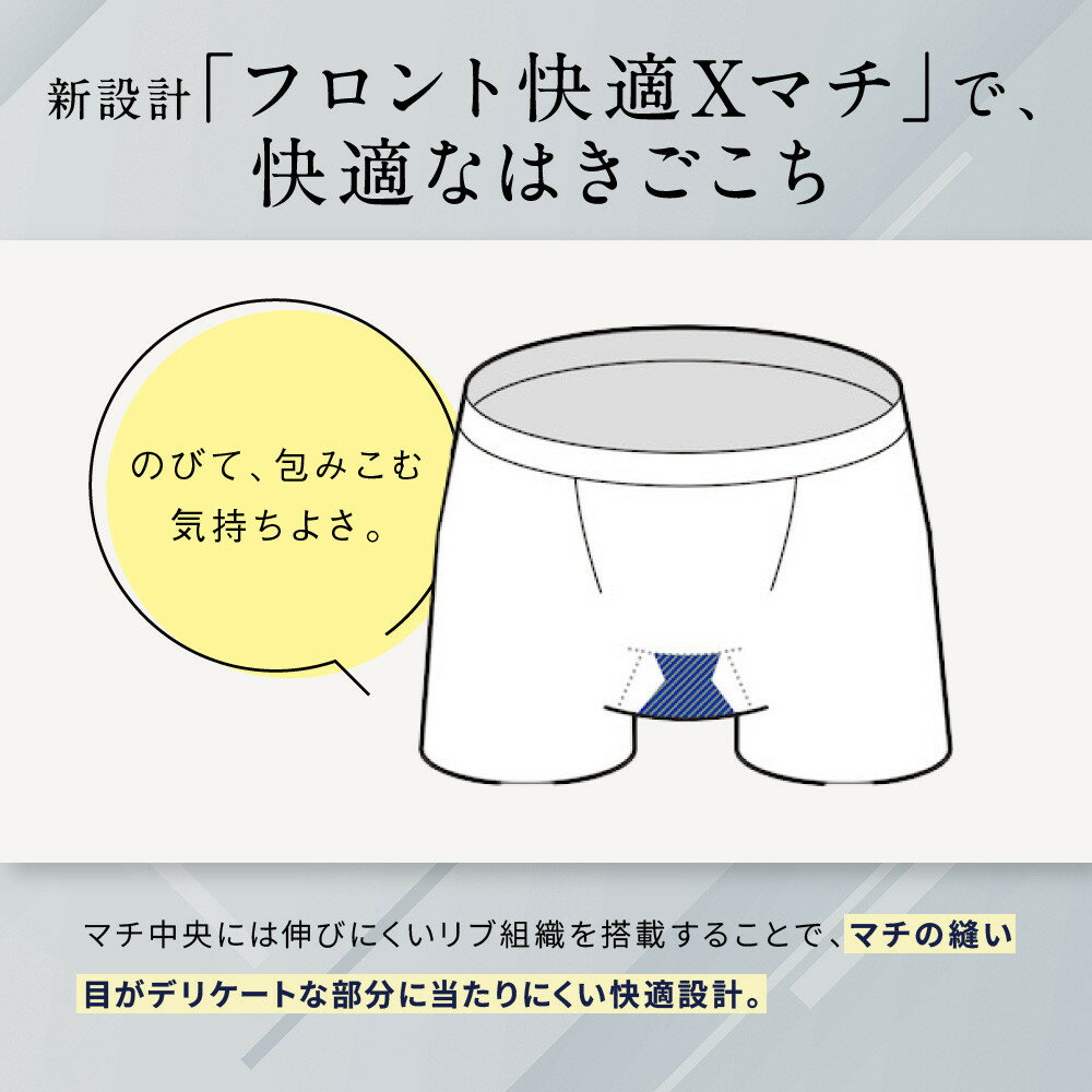 【ふるさと納税】【累計100万枚突破】ブロス バイ ワコールメン ボクサーパンツ ワンサイズ《カラー選択可能》｜京都 Wacoal 下着 人気ブランド［ メンズ ボクサーパンツ S～LL対応 伸縮設計 抜群のフィット感 おしゃれ 人気 おすすめ 下着 肌着 インナー お取り寄せ 通販 ］ - 画像3