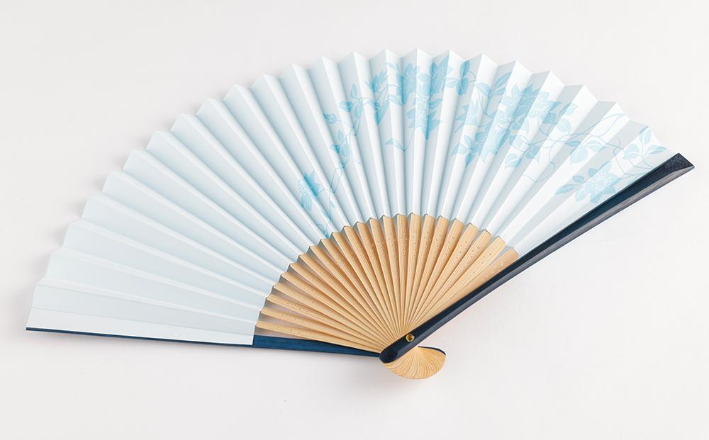 【ふるさと納税】【伏見上野旭昇堂】漆喰京扇子（鉄泉） | 京都 お土産 扇子 京扇子 和装 小物 ご当地 ギフト お祝い 内祝い 伏見上野旭昇堂 京都府 京都市 サムネイル2