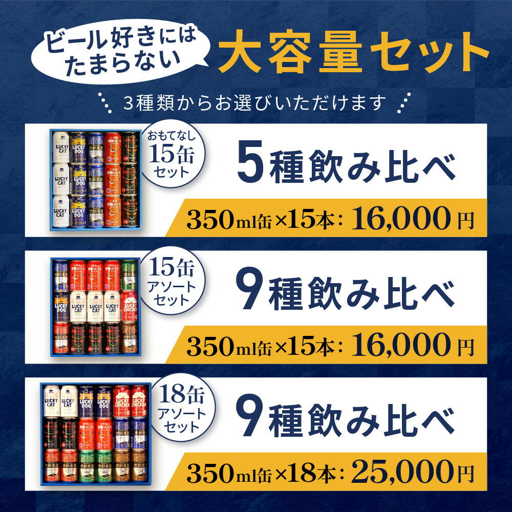 【ふるさと納税】【黄桜】クラフトビール 選べるアソートセット 350ml×15本～18本｜キザクラ クラフトビール ご当地 人気 レビュー高評価［ 全9種から選べるアソートセット 選んで楽しい 飲んで美味しい ご当地 飲み比べ 麦酒 ビール 缶ビール お取り寄せ ］ - 画像3