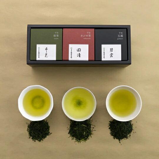 【祇園辻利】宇治茶3種詰合せ(玉露・かぶせ茶・煎茶)［ 京都 有名店 お茶 人気 おすすめ ギフト プレゼント お取り寄せ 通販 送料無料 ふるさと納税 ］