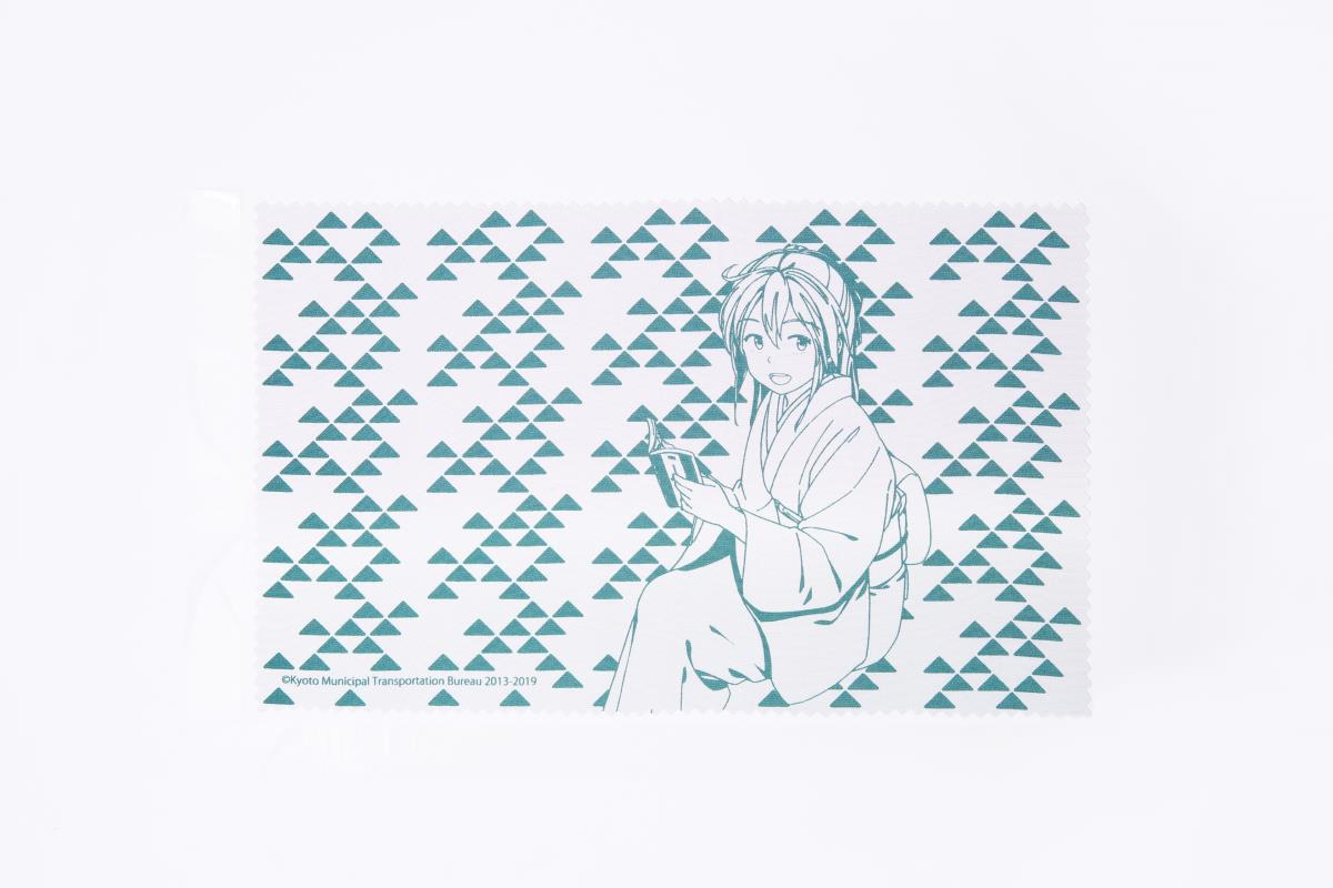 【ふるさと納税】okkii おふき 太秦萌ver. 【緑】 京都 ディスプレイ 拭き クリーニングクロス 友禅 ギフト 贈り物 サムネイル2