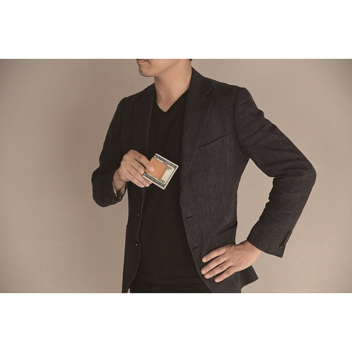 【ふるさと納税】錺之 マネークリップ さざ波 | 金属 加工 抗菌 国産 日本製 誕生日 お祝い ギフト 贈答 プレゼント 錺之-KAZARINO- 京都市 京都府 サムネイル3