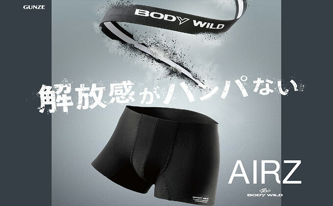 【ふるさと納税】グンゼ BODYWILD AIRZ ボクサーパンツ LLサイズ 2枚セット（ネービーブルー2枚）GUNZE　 男性 メンズ 下着 アンダーウェア ウエストゴムなし 解放感 快適 フィット感 ストレッチ素材 　お届け：商品のお届けまで最長3ヶ月～4ヶ月 サムネイル2