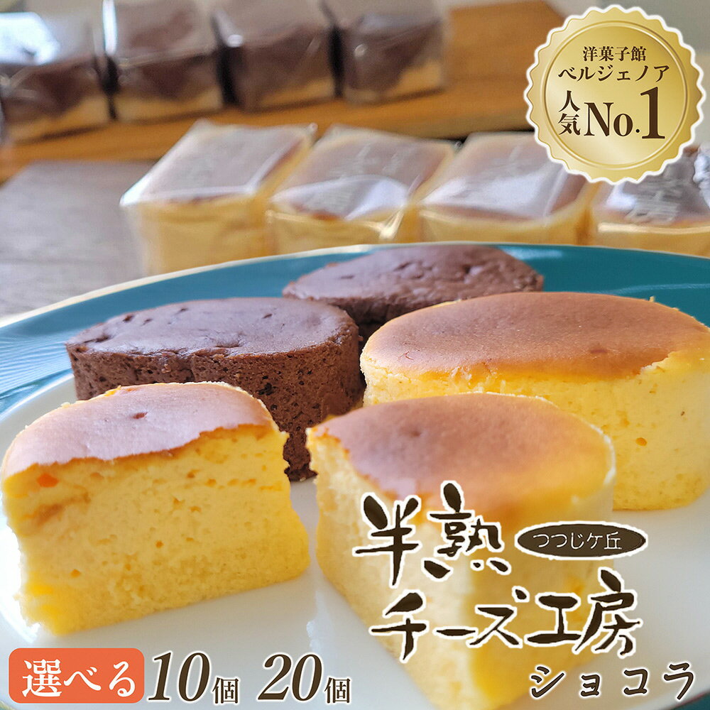 高評価★4.83 濃厚 半熟チーズケーキ・半熟ショコラ 10個 20個 食べ比べ アソート 選べるセット 個包装 無添加 冷蔵 冷凍 ふるさと納税 スイーツ 半生 スフレ ケーキ チョコケーキ ギフト 洋菓子 プチ贅沢 7000円 14000円