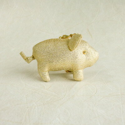 【ふるさと納税】【燦彩糸】金のブタチャーム【1124145】 サムネイル3