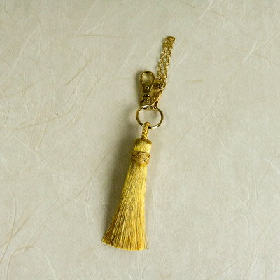 【ふるさと納税】【燦彩糸】タッセルチャーム大(金)【1124146】 サムネイル2