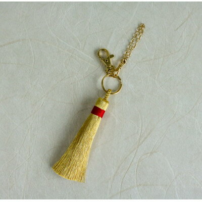 【ふるさと納税】【燦彩糸】タッセルチャーム大(赤)【1124147】 サムネイル2