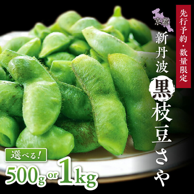 秋の黒枝豆 高評価★5.0 高レビュー★【先行予約／数量限定40】新丹波黒枝豆さや（2026年10月中旬～発送）500g 1kg 選べる 内容量 野菜 黒豆 えだまめ 特産品 晩酌 おつまみ おかず 京都 ふるさと納税 枝豆