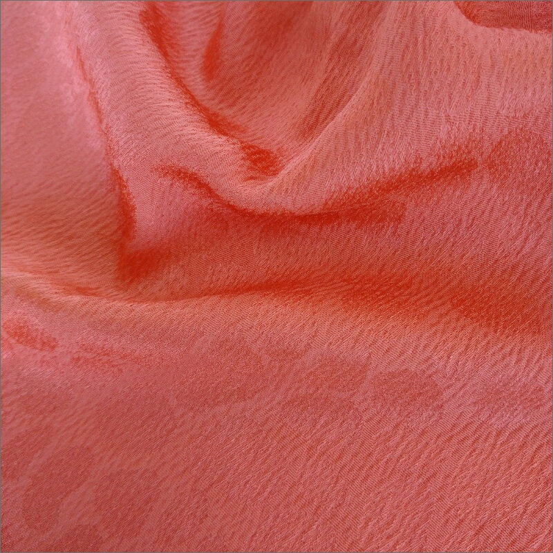 【ふるさと納税】丹後ちりめん　シルク・ストール（ピンク） ファッション ストール アクセサリー シルク ちりめん 贈答 ピンク 贈り物 敬老の日 母の日 父の日 記念日 ギフト プレゼント 送料無料 シルクストール サムネイル2