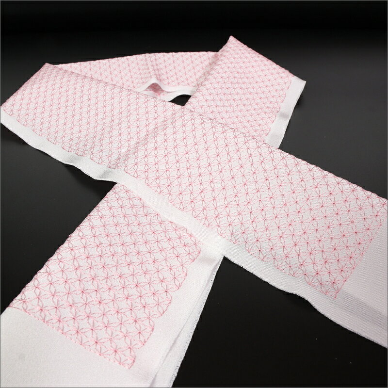 【ふるさと納税】刺繍半衿　薄ピンク 半襟 着物 成人式 前撮り 結婚式 卒業式 振袖 おしゃれ ピンク サムネイル2