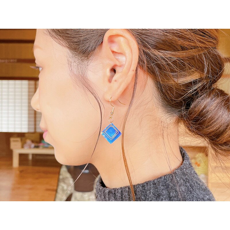 【ふるさと納税】Precious Plastic ピアス 雑貨 手作り ハンドメイド ファッション SDGs ビーチクリーン おしゃれ ふるさと納税 アクセサリー サムネイル2