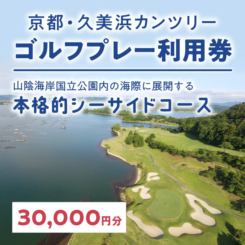 【ふるさと納税】海越えホールあり／京都 久美浜カンツリー ゴルフ プレー券 利用券 30,000円分 チケット ギフト ふるさと 納税 京都 京丹後 ゴルフ場 ごるふ ゴルフクラブ 送料無料 - 画像2