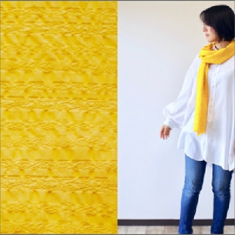 フィルタンゴ ストール【洗える丹後ちりめんのシルク】西洋更紗柄　オレンジイエロー 　ギフトにもおすすめ。 シルク 丹後ちりめん ファッション 洗える 贈り物 記念日 ギフト プレゼント ふるさと納税シルクストール ふるさと納税 ストール