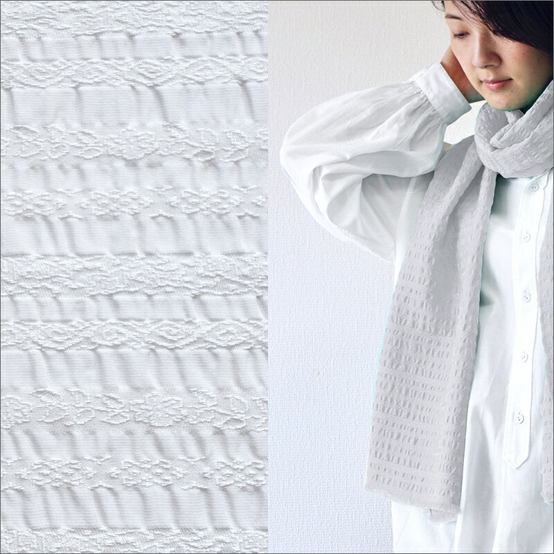 【ふるさと納税】フィルタンゴ ストール【洗える丹後ちりめんのシルク】西洋更紗柄　 シルバーグレー　 合わせやすいベーシックカラー シルク ファッション 洗える ギフト 贈り物 ふるさと納税シルクストール ふるさと納税 ストール サムネイル3