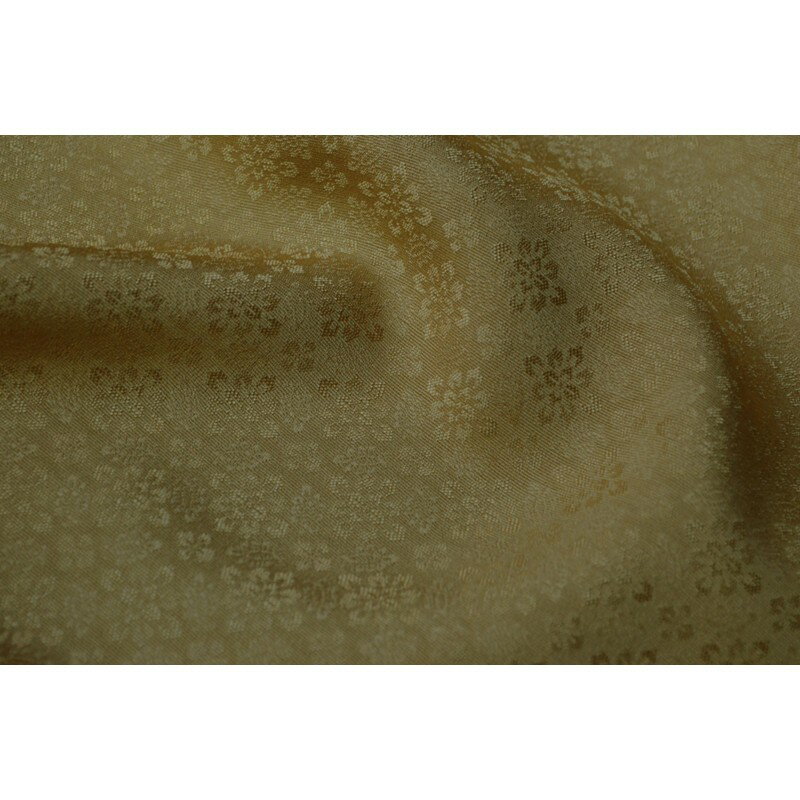 絹織物　京都「丹後ちりめん」色無地　小葵（桑染）