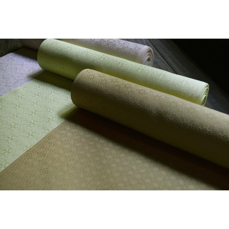 【ふるさと納税】絹織物　京都「丹後ちりめん」色無地　小葵（桑染） サムネイル3