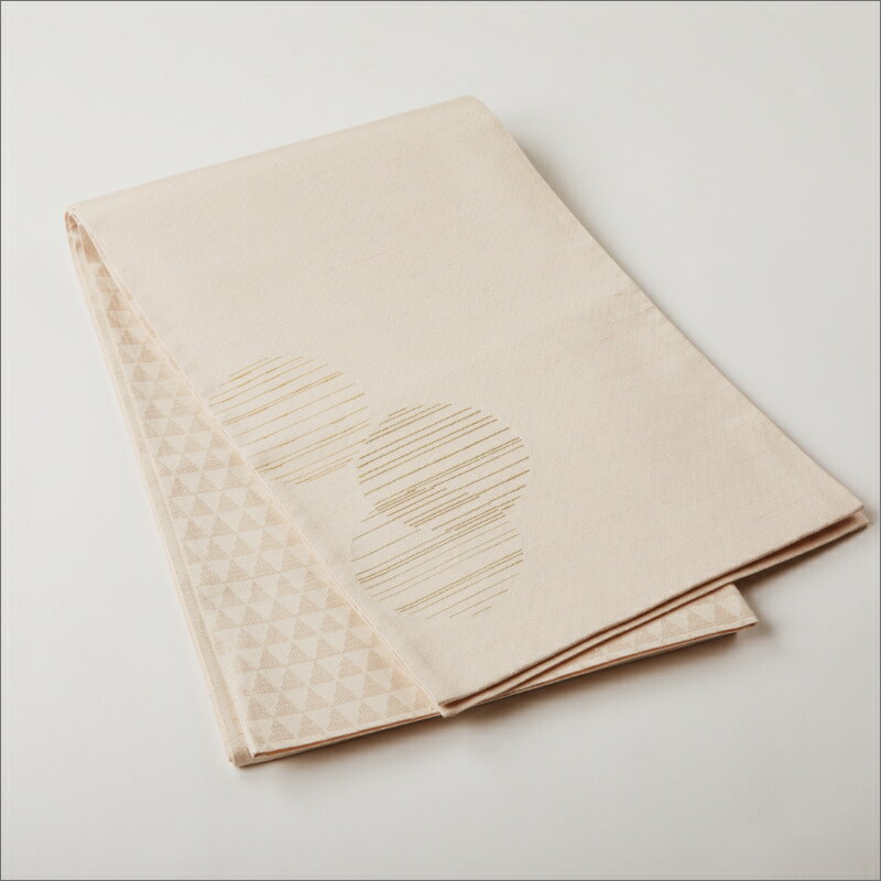 【ふるさと納税】丹後の藤布　京袋帯「古代藤糸丸重文」 ピンク 丹後帯 袋帯 絹織物 意匠 工芸品 ふるさと納税 帯 サムネイル3