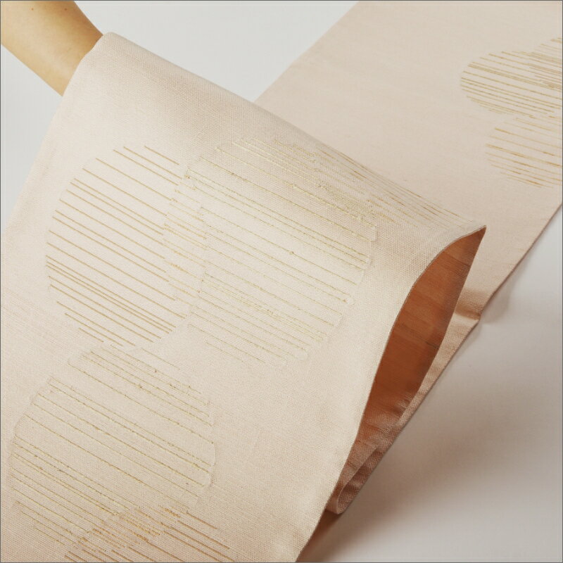 丹後の藤布　京袋帯「古代藤糸丸重文」 ピンク 丹後帯 袋帯 絹織物 意匠 工芸品 ふるさと納税 帯