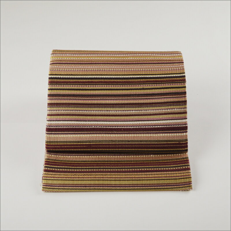 【ふるさと納税】丹後帯　袋帯「ユイタン」　紫ピンク 伝統 工芸品 エスニック 織物 着物 意匠 撥水 ふるさと納税 袋帯 サムネイル3