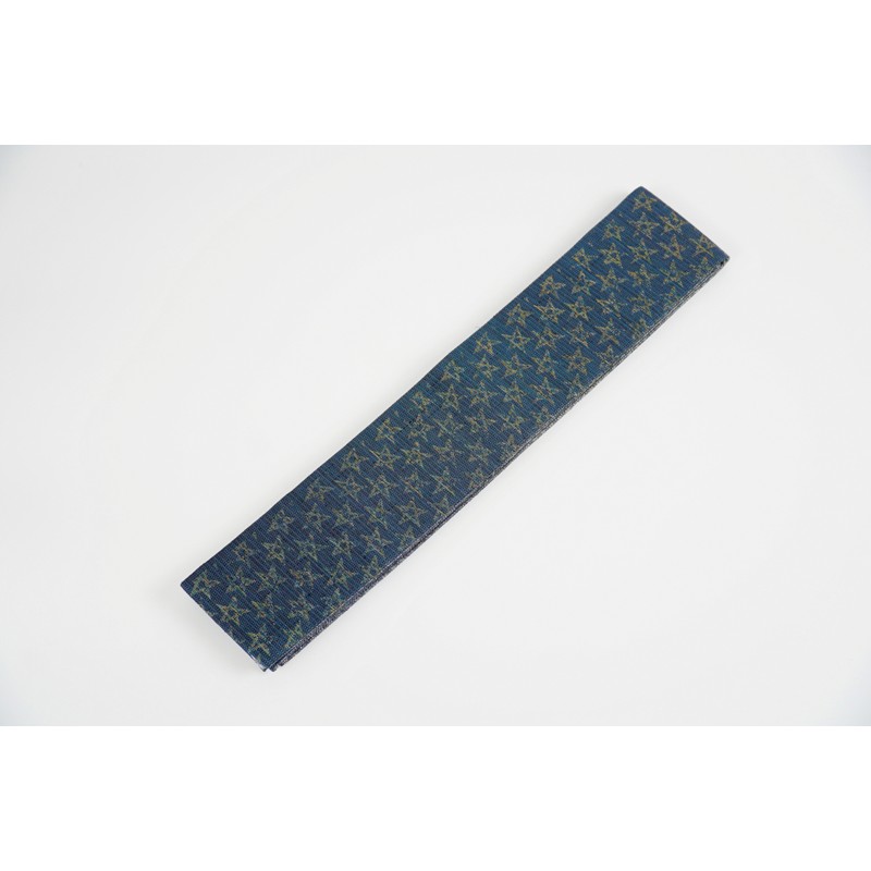 【ふるさと納税】角帯　星空（紺）*リバーシブル幅約10.2cm×長さ約420cm サムネイル2