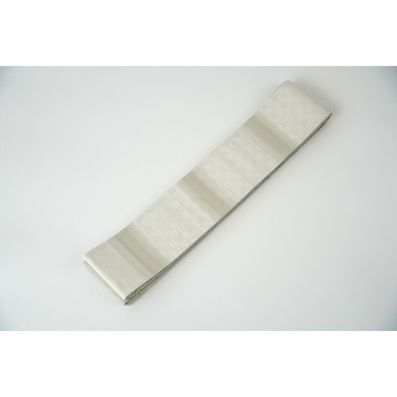 【ふるさと納税】京都・遊絲舎／丹後の藤布 角帯「藤糸あそび」（水グレー）【伝統工芸】 藤布 角帯 藤糸あそび 藤糸 伝統工芸品 護身 長寿 繁栄 古事記 万葉集 水グレー 水グレー色 サムネイル3