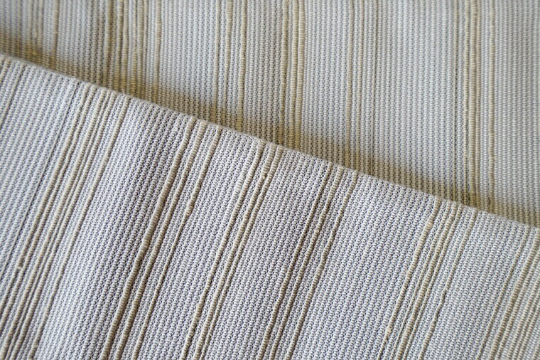 【ふるさと納税】京都・遊絲舎／丹後の藤布 角帯「藤糸あそび」（薄水）【伝統工芸】 藤布 角帯 藤糸あそび 藤糸 伝統工芸品 護身 長寿 繁栄 古事記 万葉集 薄水 薄水色 サムネイル2