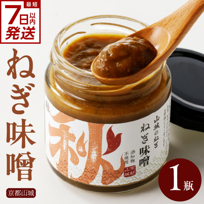スピード発送あり！！京都山城 のねぎで作った ねぎ味噌 100g 京野菜 調味料 薬味 手軽 秋田農園