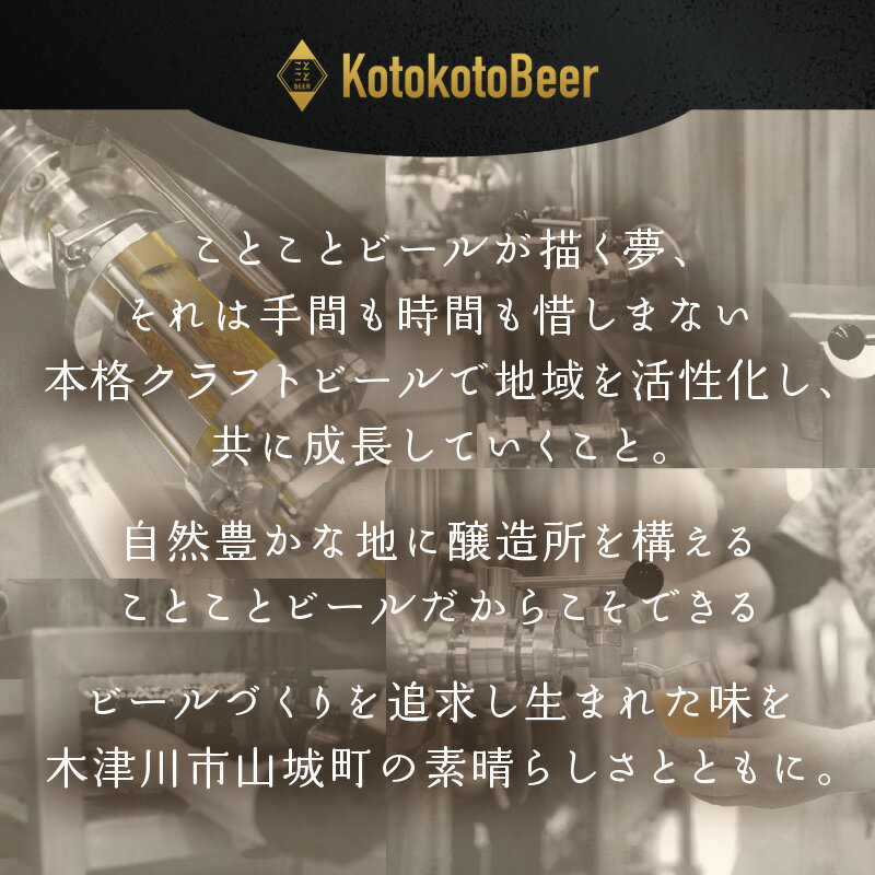 【ふるさと納税】 京都 木津川＜クラフトビール＞定番4本＋限定2本セット＜ことことビール＞ サムネイル3