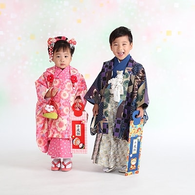 【ふるさと納税】 七五三(三歳・五歳対象)トータルプラン(小児1名様) 晴れ着レンタル ヘアセット 着付け 写真撮影 レンタル工房なごみ 《レビューキャンペーン》 サムネイル2